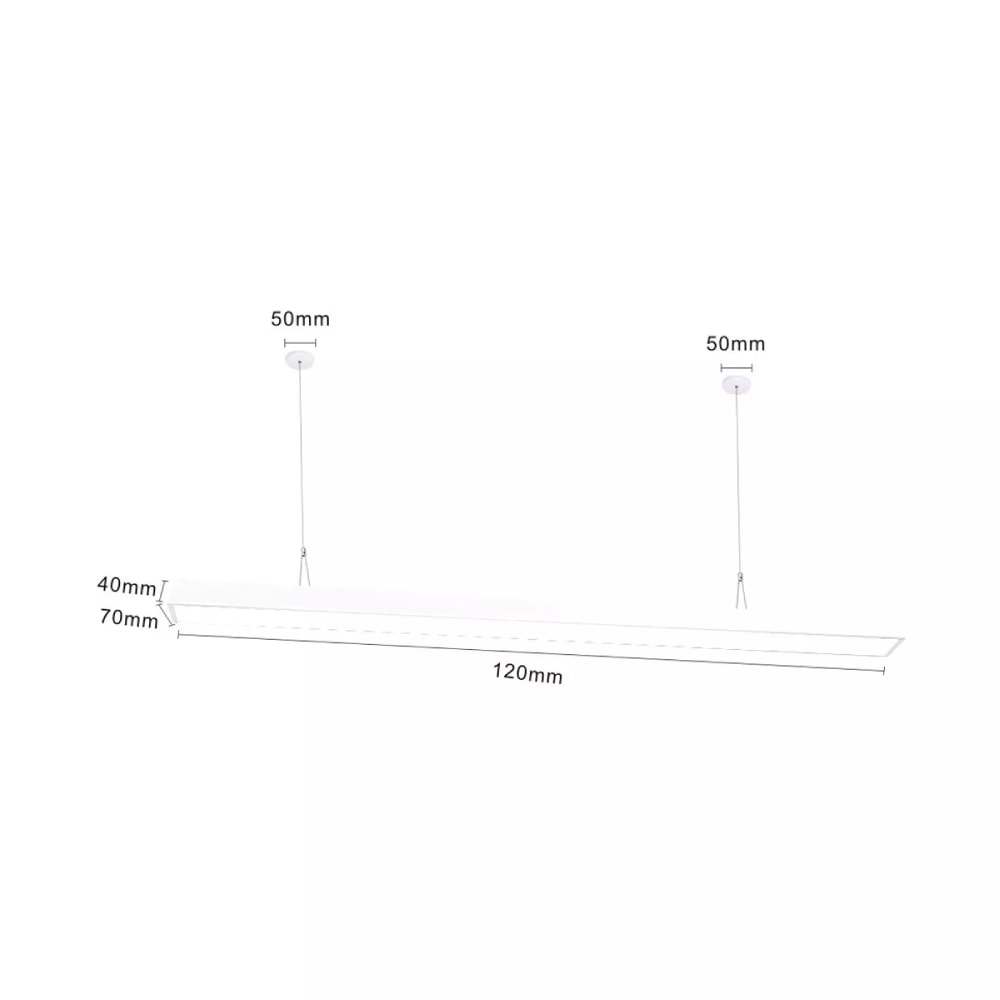 Pendente LED Nordecor Otan 24W 3000K Branco - 2261