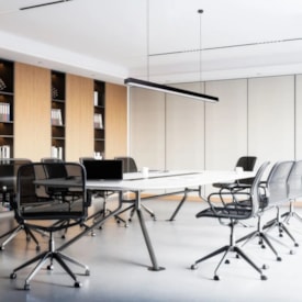 Pendente LED Nordecor Otan 24W 4000K Preto - 2643