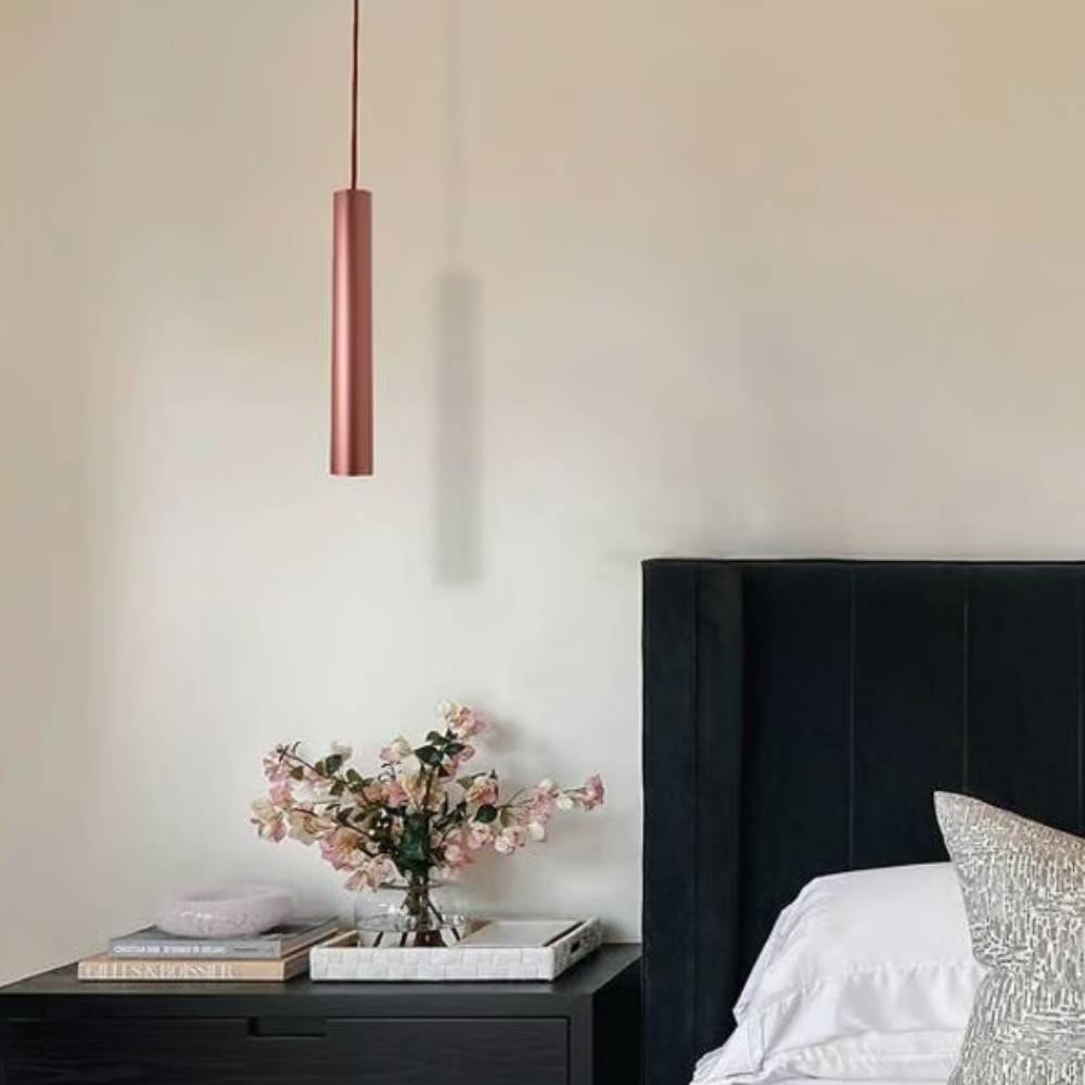 Pendente Newline Lisse Ii 1l Mini Dicróica Gu10 40x295mm Cobre - 430