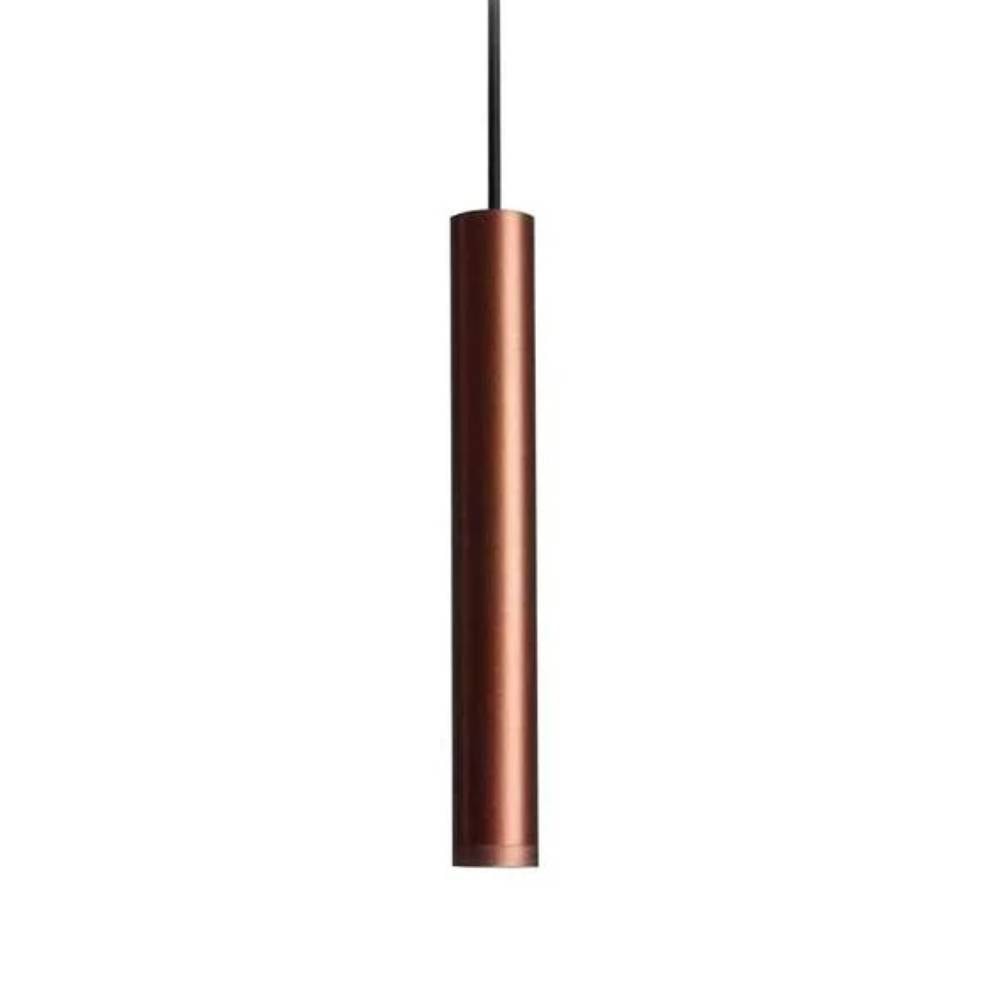 Pendente Newline Lisse Ii 1l Mini Dicróica Gu10 40x295mm Cobre - 430