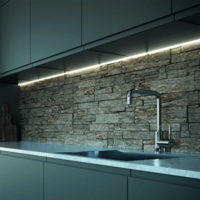 Perfil de Canto para Fita de LED ARS 16x16x2 Preto - 161622