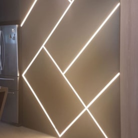 Perfil de Embutir para Fita de LED ARS 24x7x2 Branco - 247201