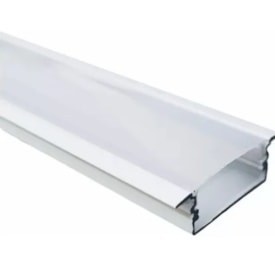 Perfil de Embutir para Fita de LED ARS 24x7x2 Branco - 247201