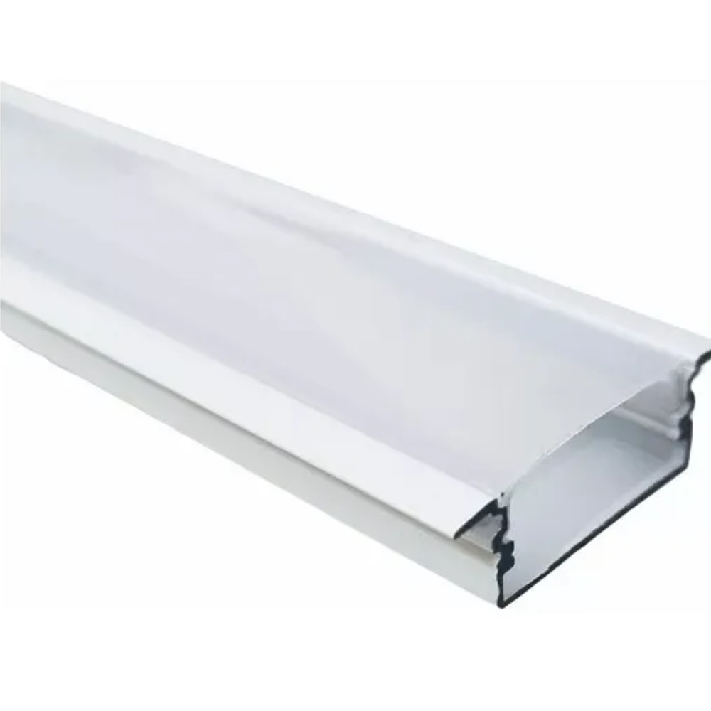 Perfil de Embutir para Fita de LED ARS 24x7x2 Branco - 247201