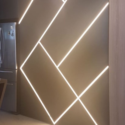 Perfil de Embutir para Fita de LED ARS 24x7x3 Branco - 247301