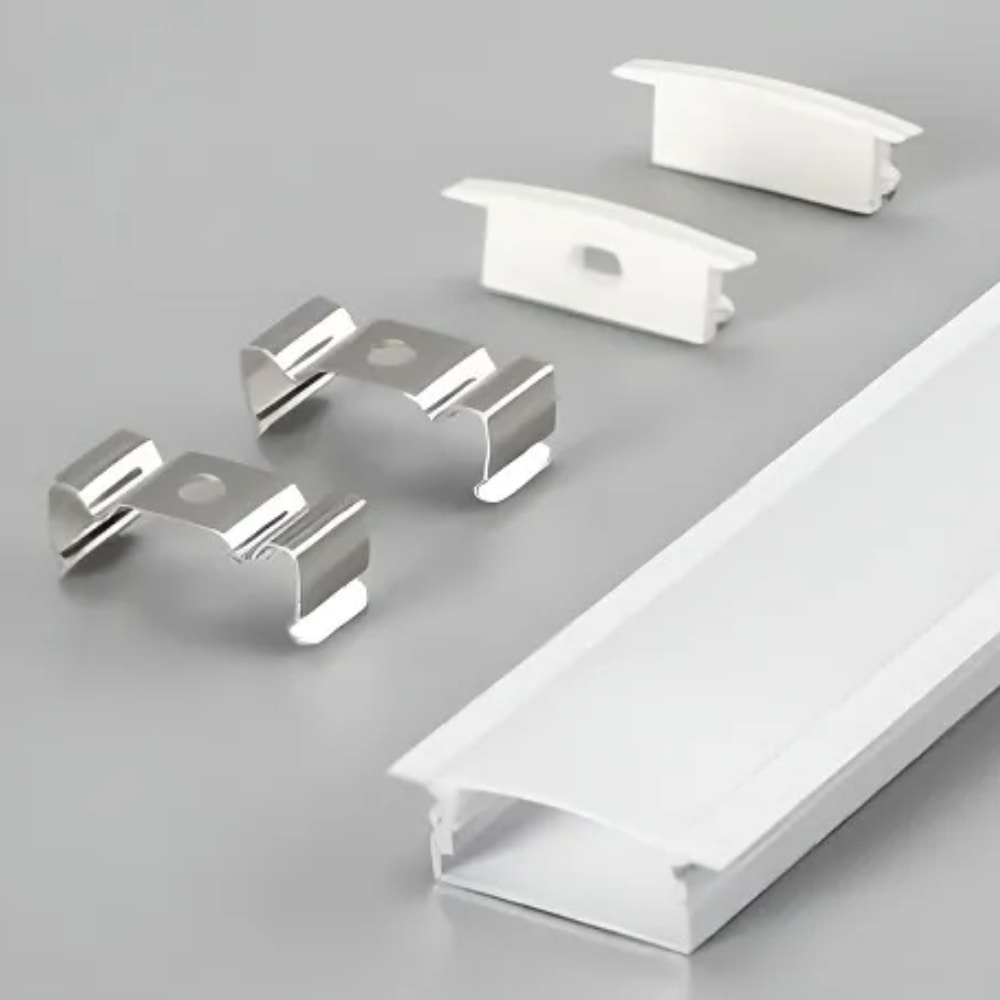 Perfil de Embutir para Fita de LED ARS 39x12x3 Branco - 391231