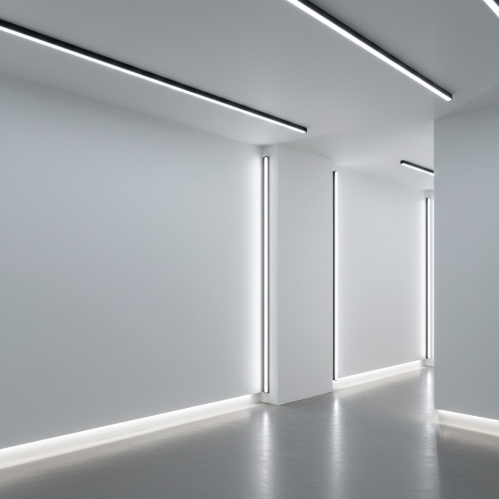 Perfil de Sobrepor para Fita de LED ARS 17x7x3 Preto - 177302