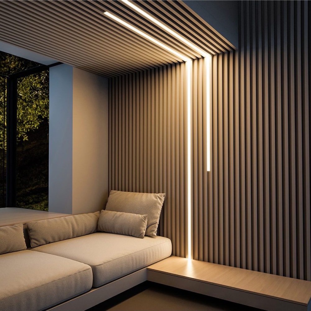 Perfil de Sobrepor para Fita de LED ARS 27x12x3 Branco - 271531