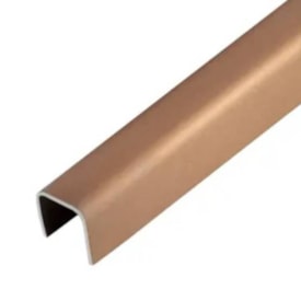 Perfil Viscardi Decor Inox 10x10mm Barra 3m Copper Cobre Fosco - 400