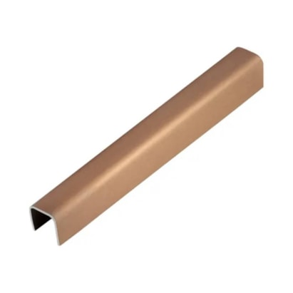 Perfil Viscardi Decor Inox 10x10mm Barra 3m Copper Cobre Fosco - 400