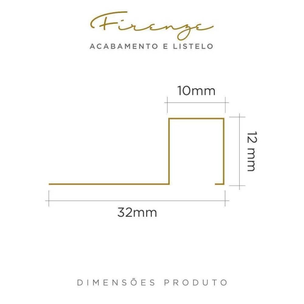 Perfil Viscardi Firenze 10x12mm Barra 3m Brown Gold - 278