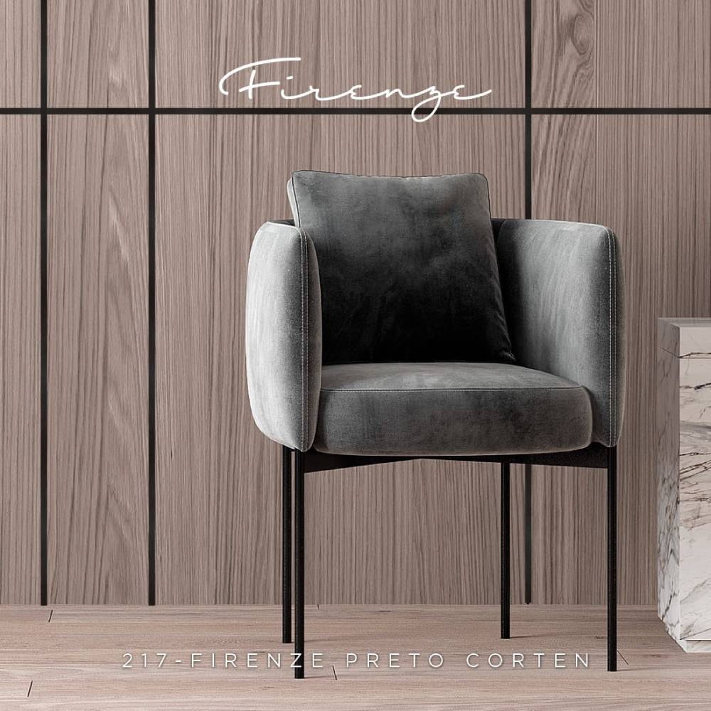 Perfil Viscardi Firenze 10x12mm Barra 3m Preto Corten Fosco - 217