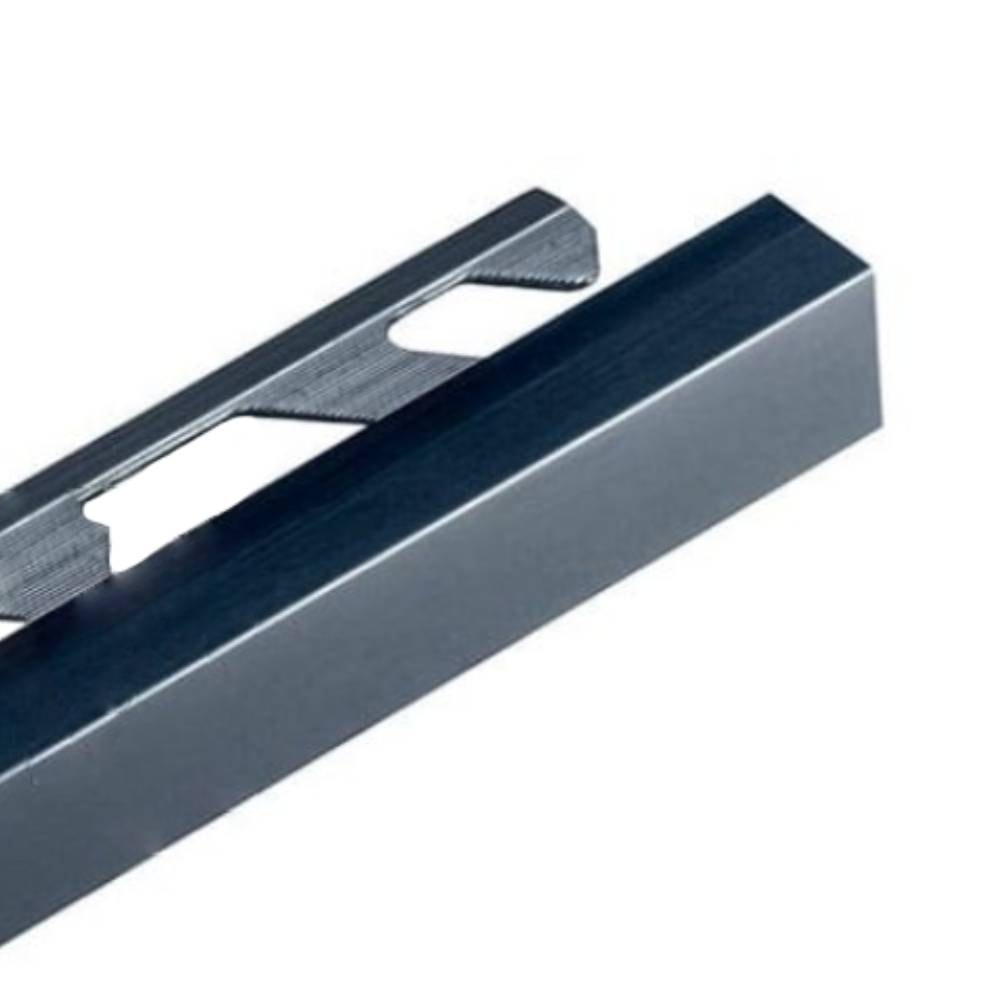 Perfil Viscardi Firenze 10x12mm Barra 3m Titanium Grafite - 282