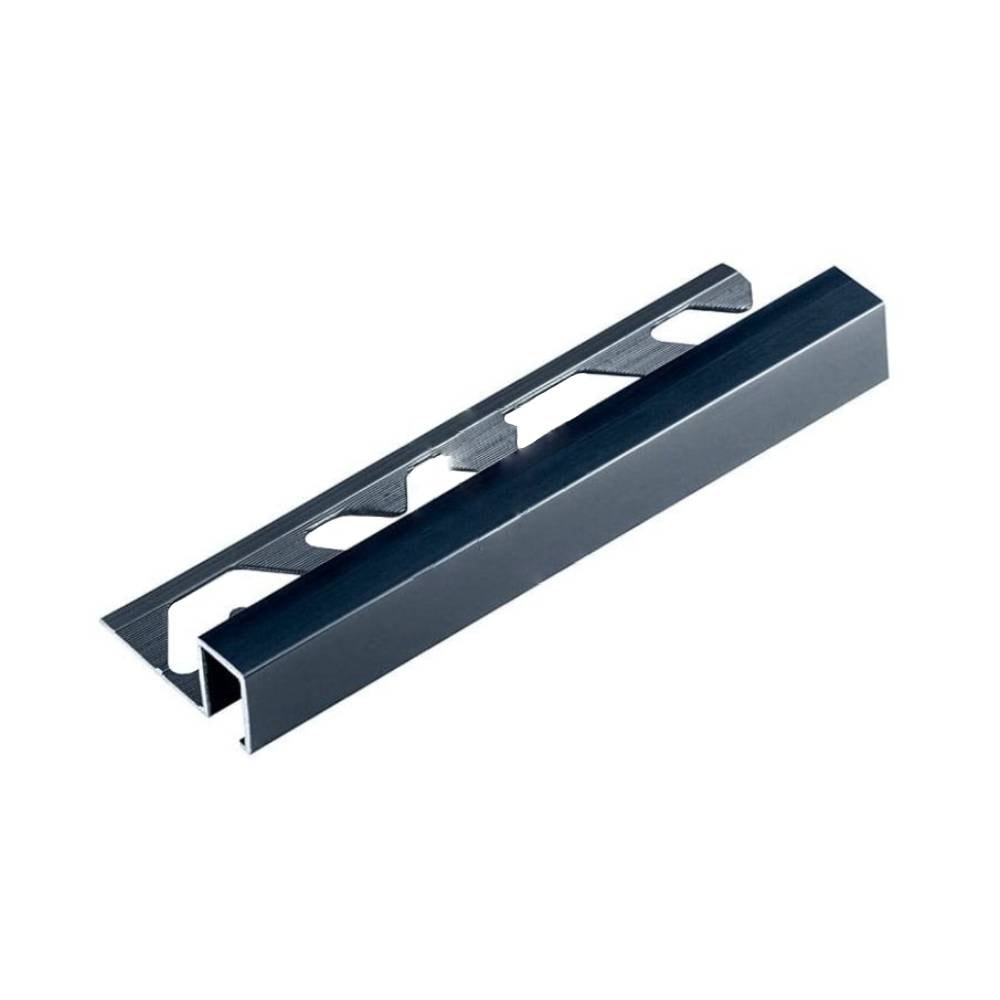 Perfil Viscardi Firenze 10x12mm Barra 3m Titanium Grafite - 282