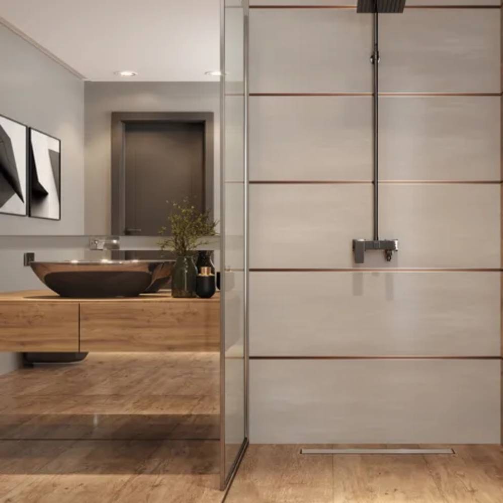 Perfil Viscardi Listell 10x20mm Barra 3m Luxor Brown Gold - 292