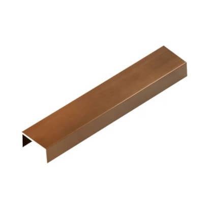 Perfil Viscardi Listell 10x20mm Barra 3m Luxor Brown Gold - 292