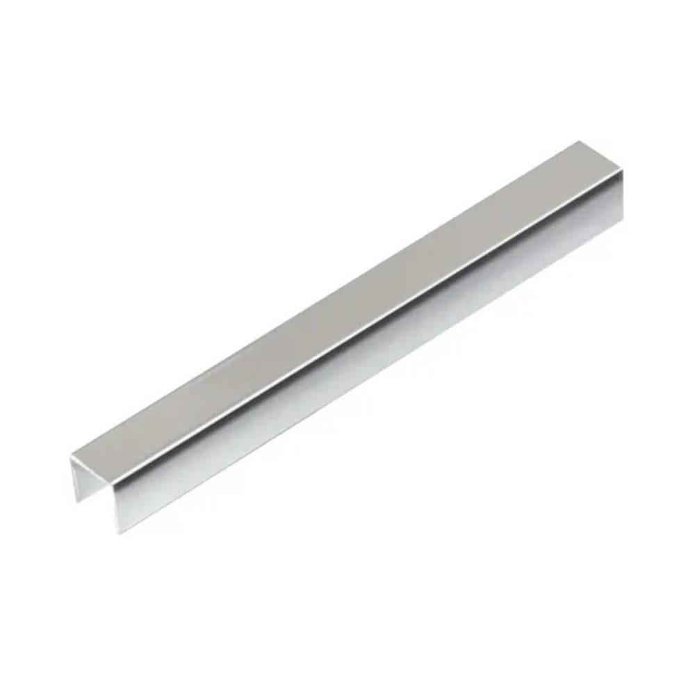 Perfil Viscardi Luxor 10x10mm Barra 3m Brilhante Cromado - 225