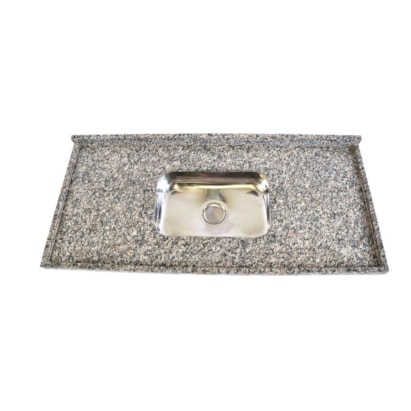 Pia de Cozinha 1,50m Granito com Cuba MSJ Ocre