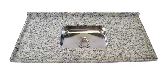 Pia de Cozinha 2,00m Granito com Cuba MSJ Arabesco