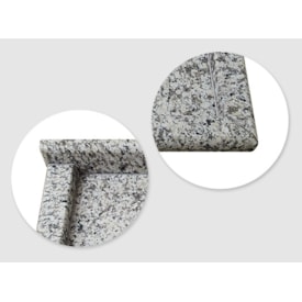 Pia de Cozinha 2,00m Granito MSJ Boleada Simples Ocre