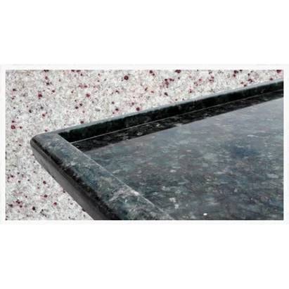 Pia de Cozinha 2,00m Granito MSJ Boleada Simples Verde Ubatuba