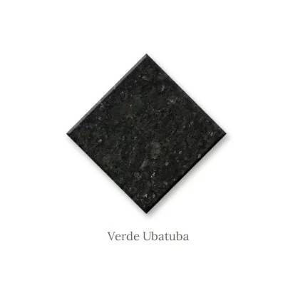 Pia de Cozinha 2,00m Granito MSJ Boleada Simples Verde Ubatuba