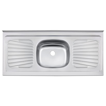 Pia de Cozinha em Aço Inox Tramontina New Raggi 120x52cm - 93041556