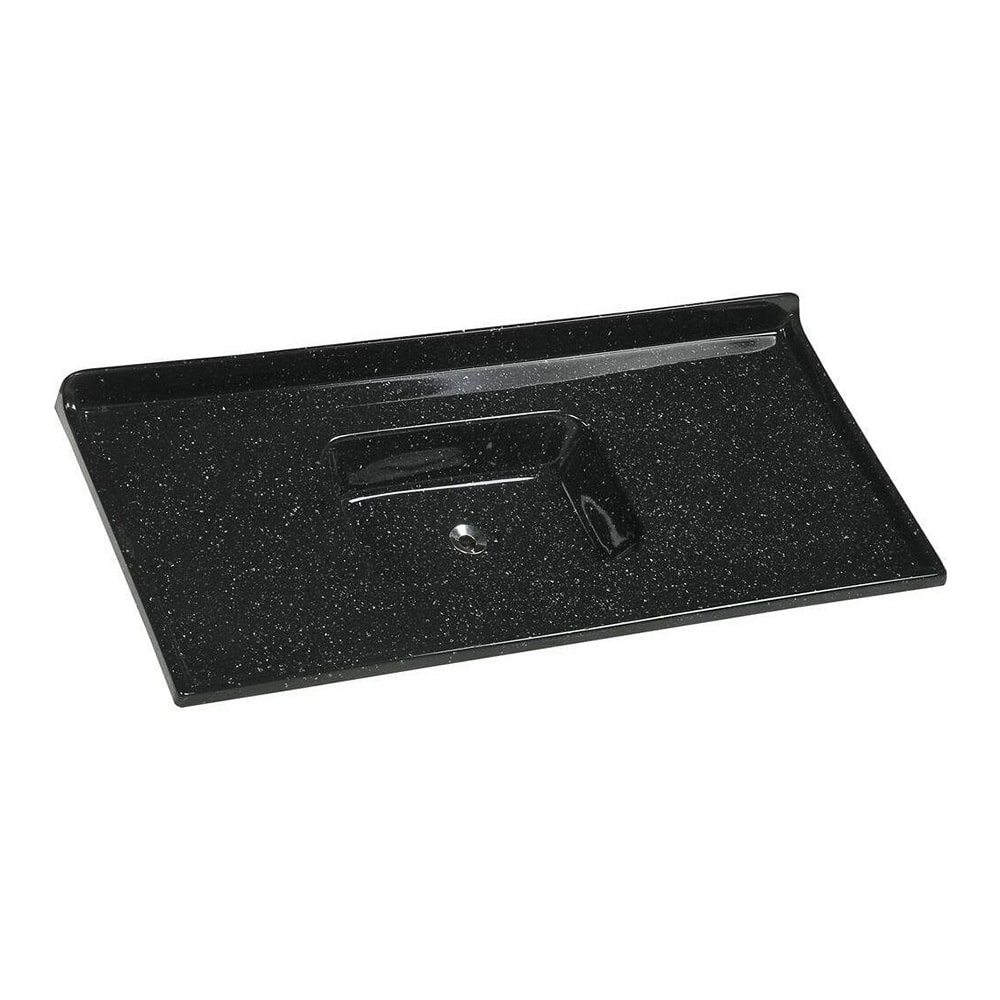 Pia de Cozinha em Mármore Sintético A.J.Rorato 120x55cm Pedra Escura - 504308