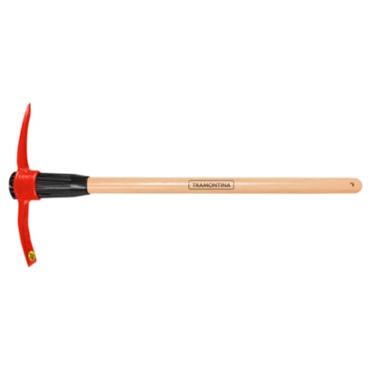 Picareta Estreita Tramontina em Aço Tamanho 4 com Cabo em Madeira 90cm
