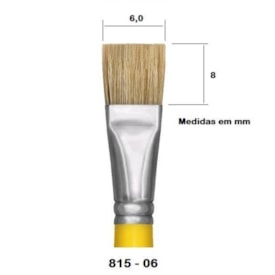 Pincel Chato Tigre 815-06