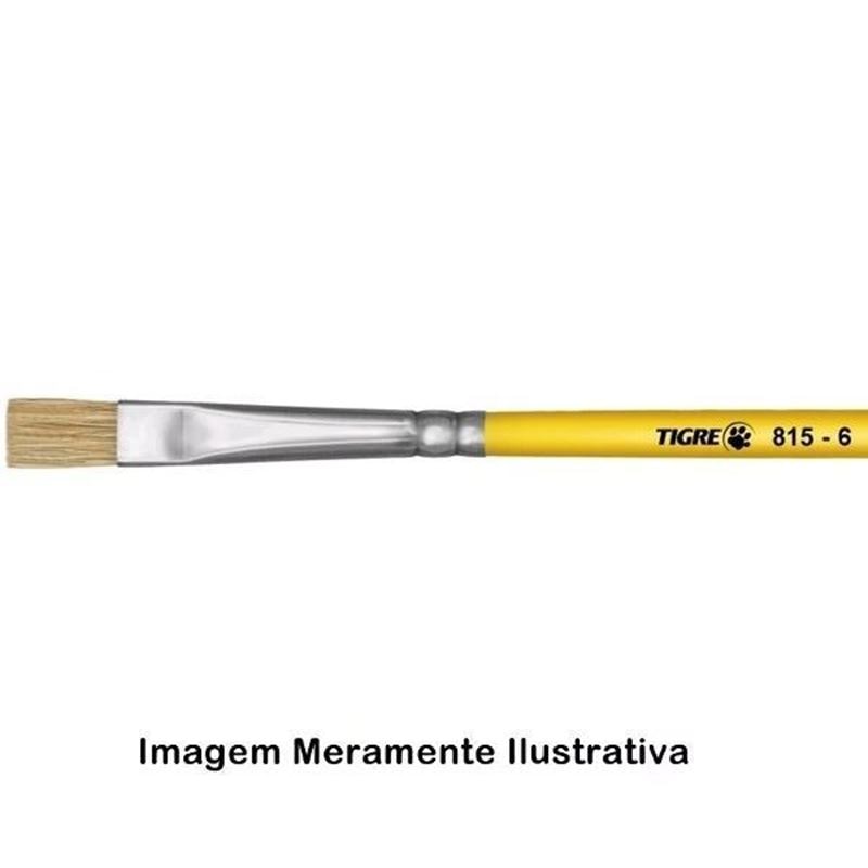 Pincel Chato Tigre 815-06