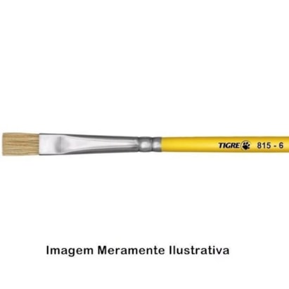 Pincel Chato Tigre 815-06