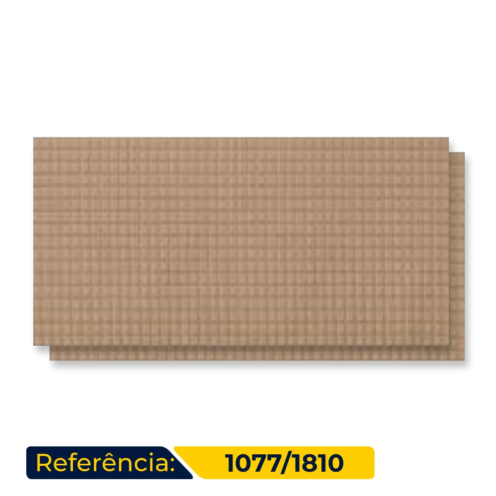 Piso Cerâmico Acetinado 11,5x24cm Caixa 1,00m² Gail Strada Camur - Caixa com 33 Peças - 1077/1810