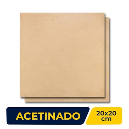 Piso Cerâmico Acetinado 20x20cm Caixa 1,18m² Roca Maiolica Clay MT Bold - FBX01MB58