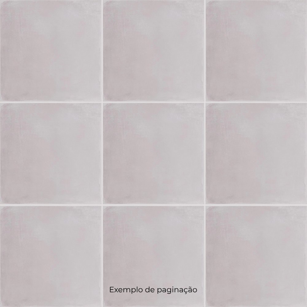 Piso Cerâmico Acetinado 20x20cm Caixa 1,18m² Roca Maiolica Tender Gray Floor - MAIF261-88