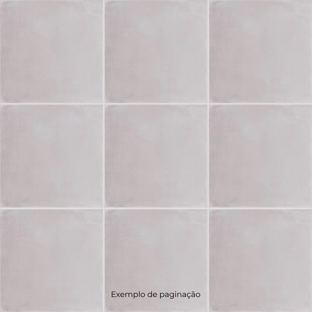 Piso Cerâmico Acetinado 20x20cm Caixa 1,18m² Roca Maiolica Tender Gray Floor - MAIF26188