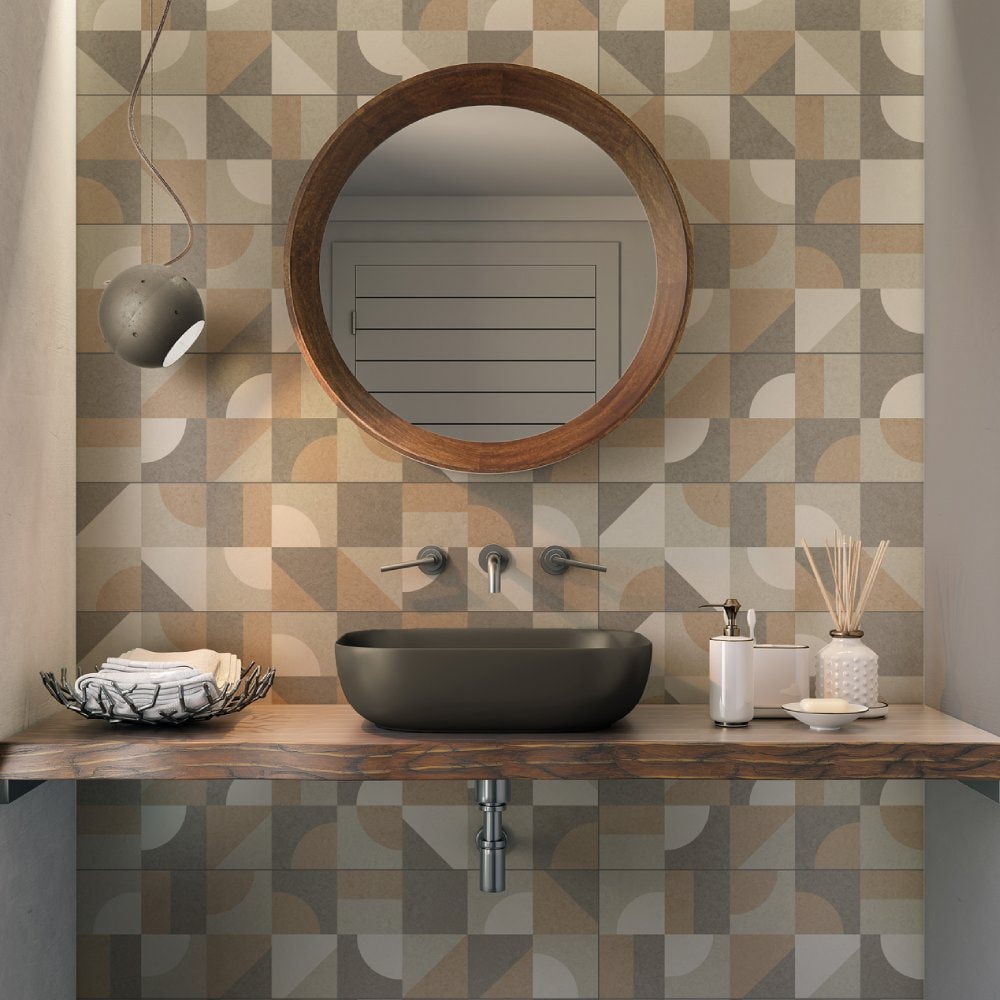 Piso Cerâmico Acetinado 22x90cm Caixa 1,80m² Lume Artesan Gris Liso Retificado