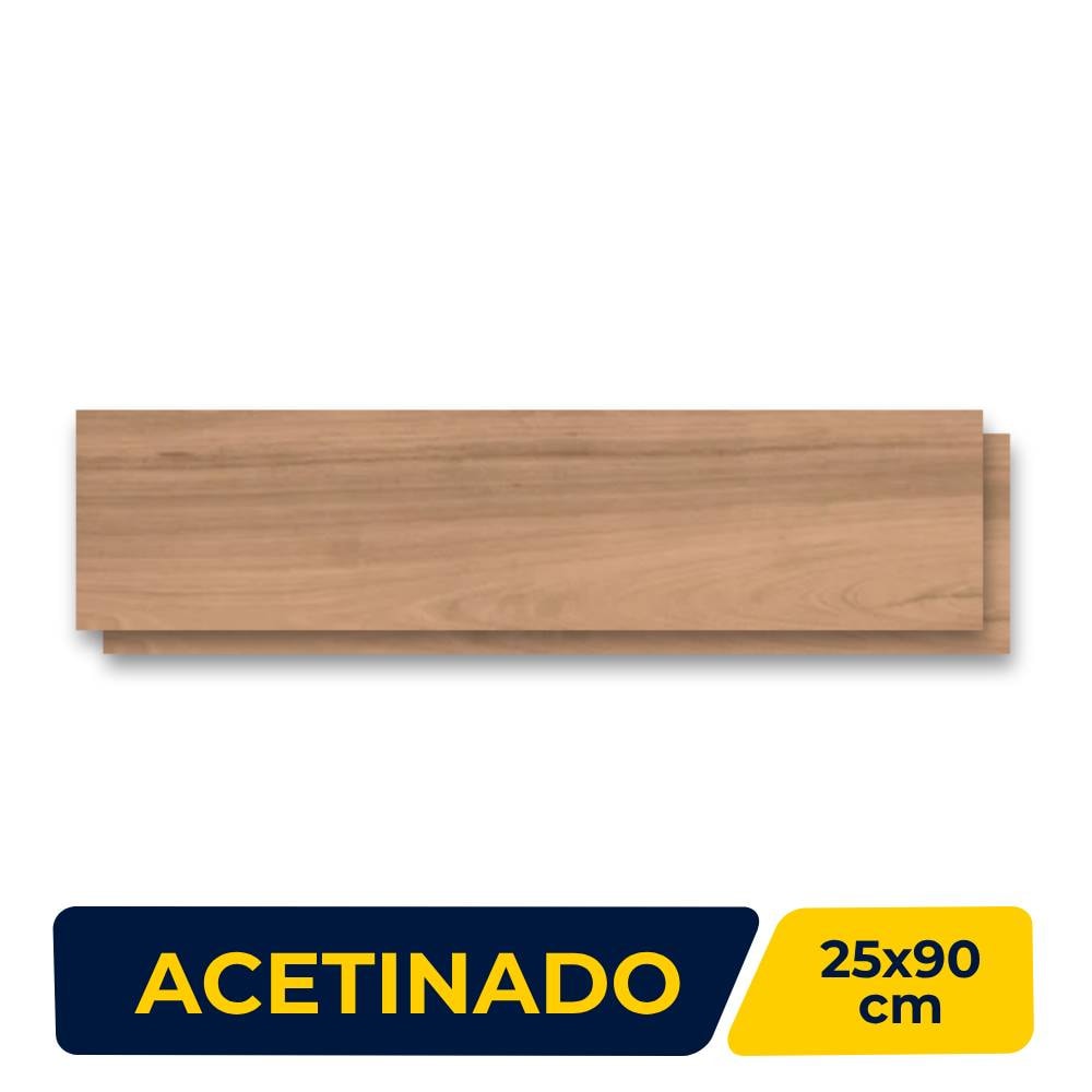 Piso Cerâmico Acetinado 22x90cm Caixa 1,80m² Lume Tennessee Retificado