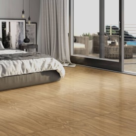 Piso Cerâmico Acetinado 22x90cm Caixa 2,39m² Lume Cipreste Liso Retificado