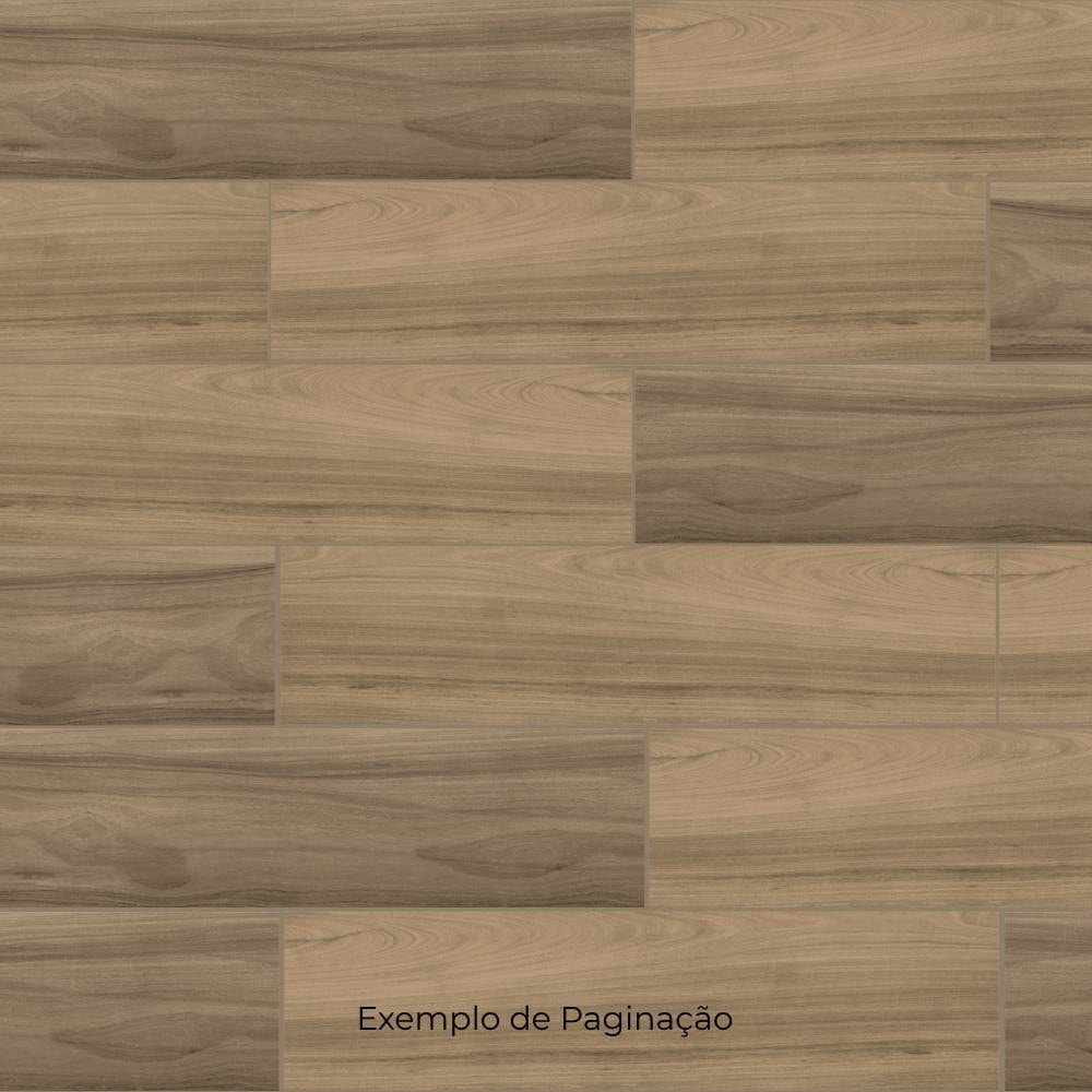 Piso Cerâmico Acetinado 22x90cm Caixa 2,39m² Lume Tennessee Liso Retificado