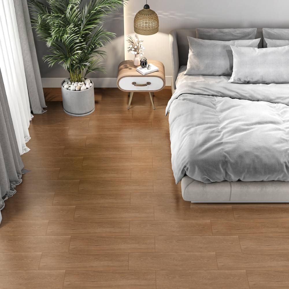 Piso Cerâmico Acetinado 22x90cm Caixa 2,39m² Lume Treviso Liso Retificado