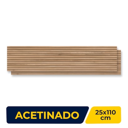 Piso Cerâmico Acetinado 25x110cm Caixa 1,92m² ViaÁpia Brise Retificado - VA25045