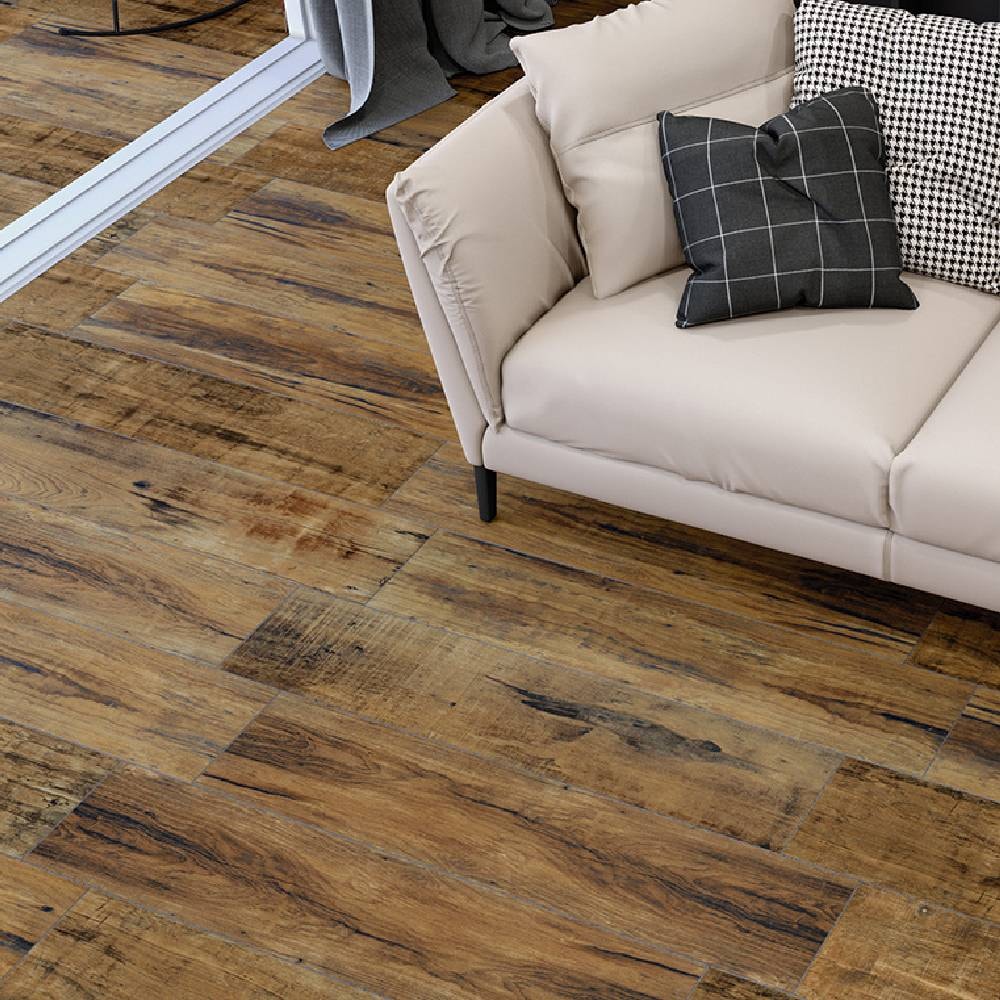 Piso Cerâmico Acetinado 25x110cm Caixa 1,92m² ViaÁpia Relique Retificado - VA25031