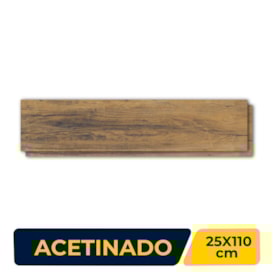 Piso Cerâmico Acetinado 25x110cm Caixa 1,92m² ViaÁpia Relique Retificado - VA25031