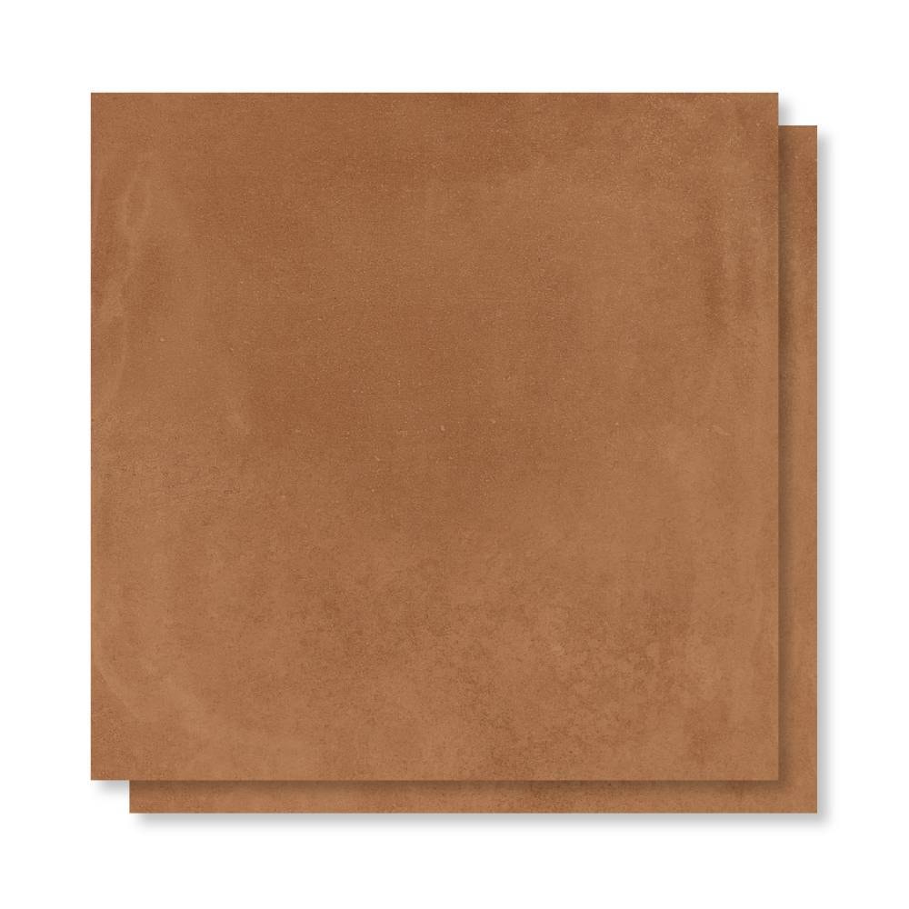 Piso Cerâmico Acetinado 25x25cm Caixa 1,50m² Aylla Cotto Ocra Bold - 125013