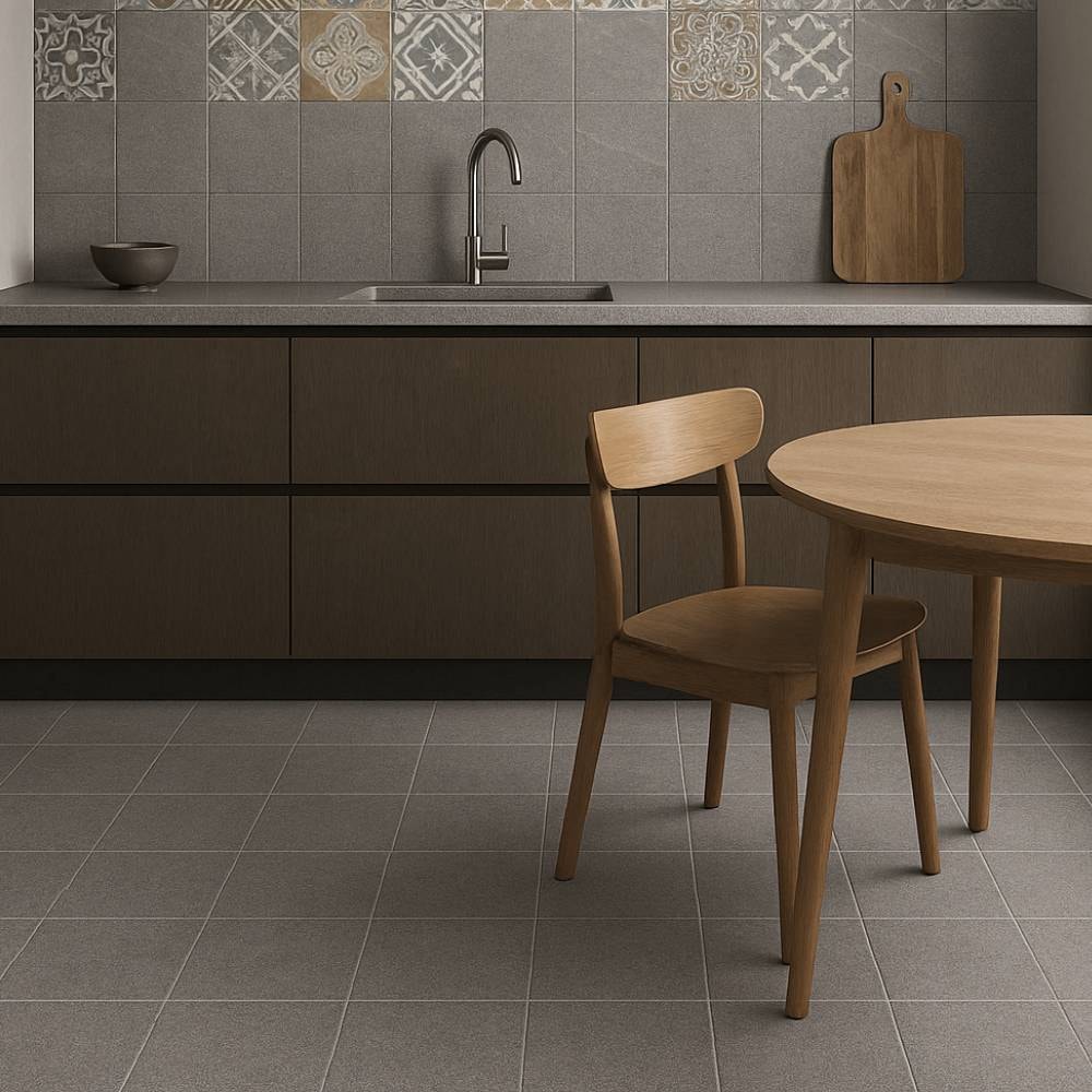 Piso Cerâmico Acetinado 25x25cm Caixa 1,50m² Aylla Piasentina Bold - 125005