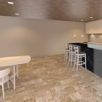 Piso Cerâmico Acetinado 25x25cm Caixa 1,50m² Aylla São Tome Bold - 125006