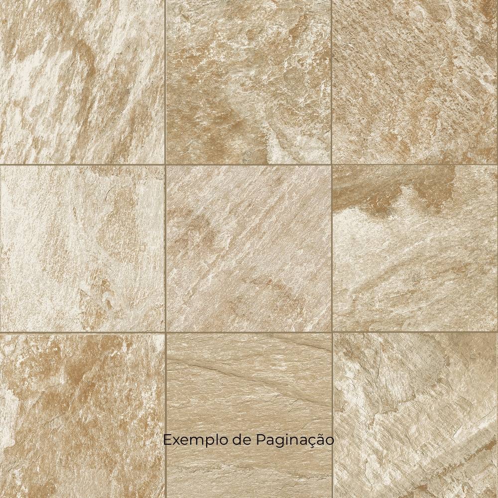 Piso Cerâmico Acetinado 25x25cm Caixa 1,50m² Aylla São Tome Bold - 125006