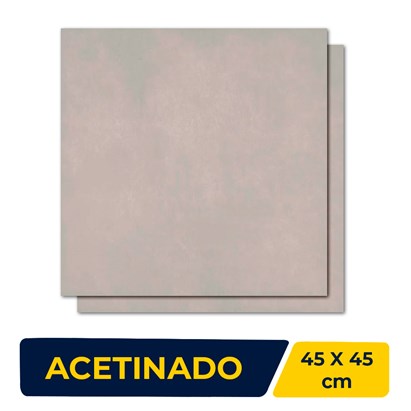 Piso Cerâmico Acetinado 45x45cm Caixa 2,32m² Incefra - PD45370