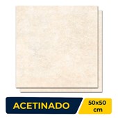 Piso Cerâmico Acetinado 50x50cm Caixa 2,00 Almeida Marmorizada - 50HDA21